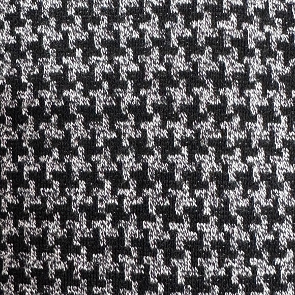 Ann Taylor LOFT Houndstooth Leggings, Black Multi, Size Medium - Picture 5 of 9